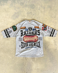Oakland Raiders Silver and Black Tee
