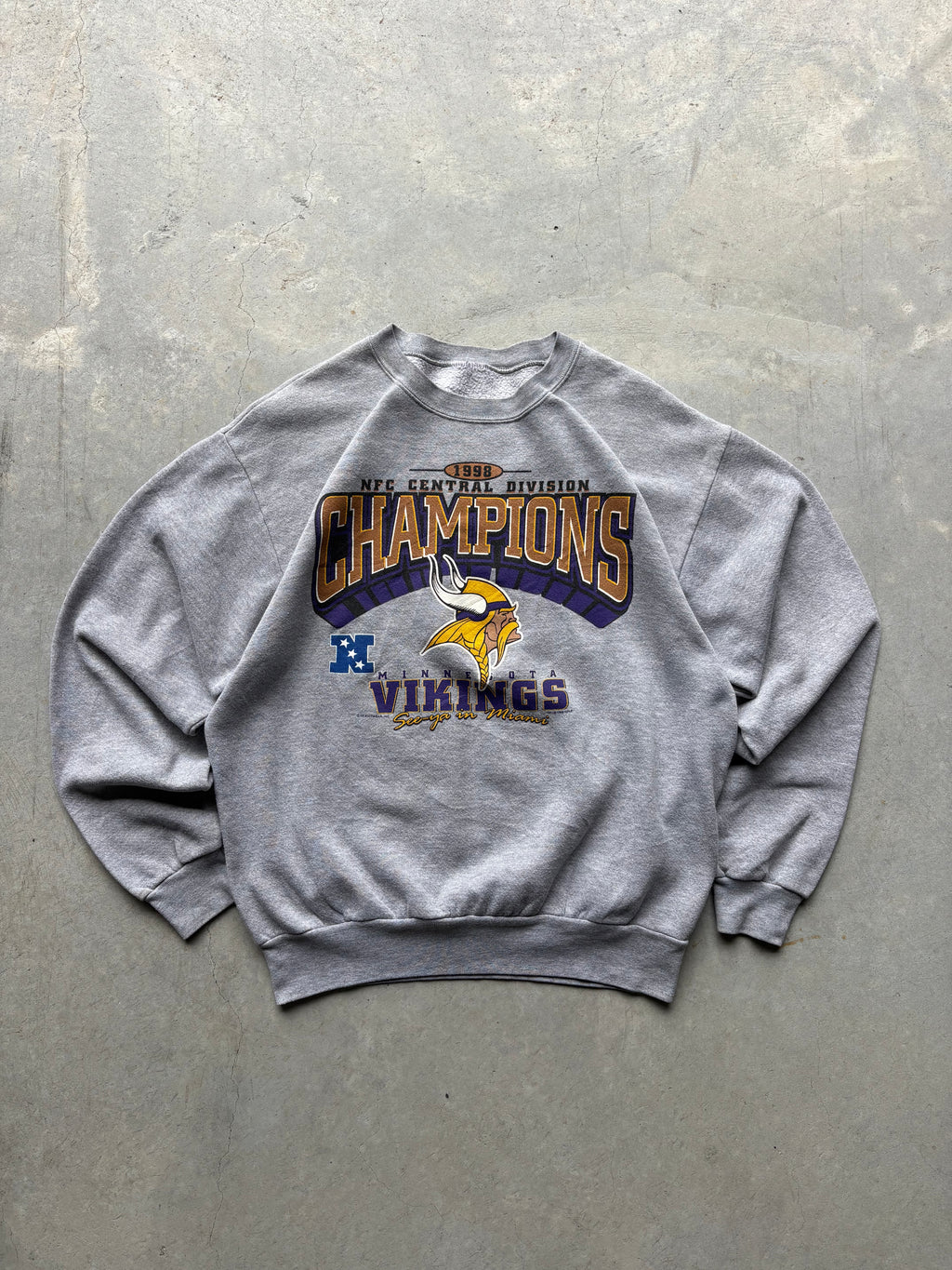 Minnesota Vikings NFC Central Champions Crewneck