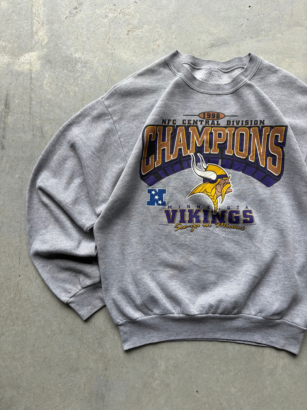 Minnesota Vikings NFC Central Champions Crewneck