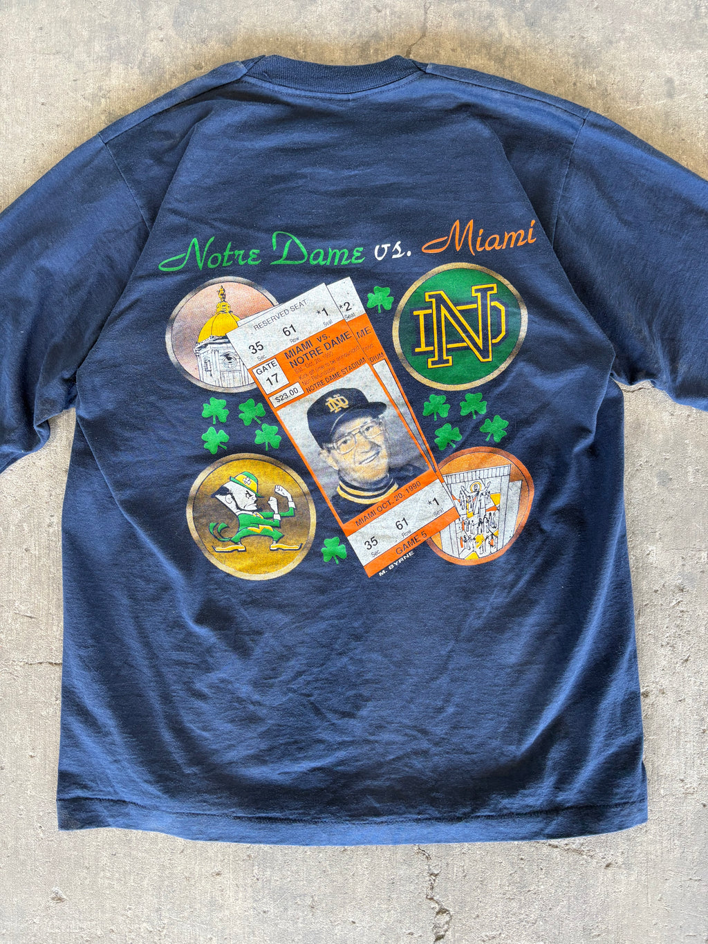 Notre Dame VS Miami Long Sleeve Tee