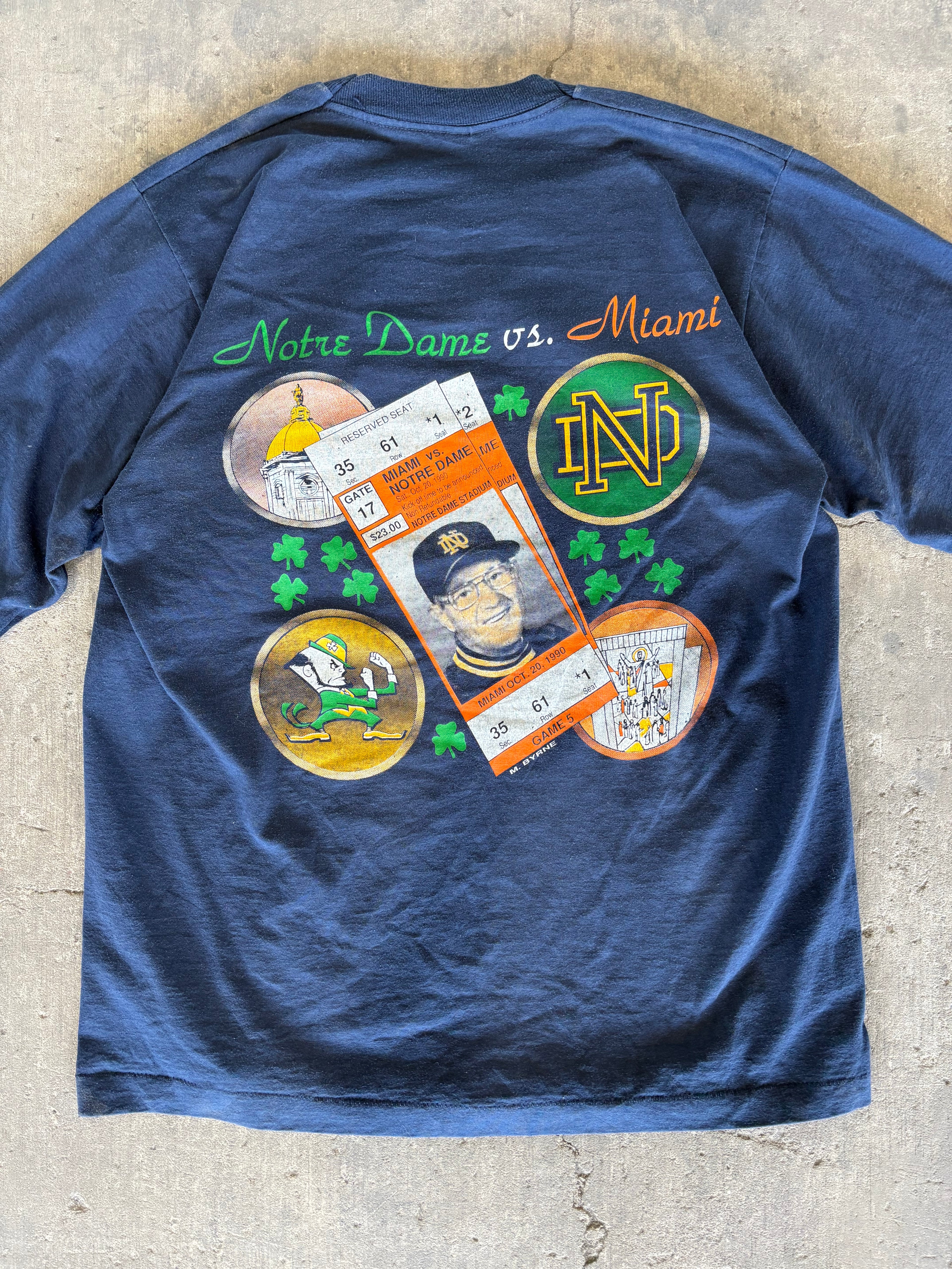 Notre Dame VS Miami Long Sleeve Tee