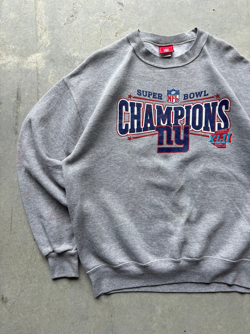 New York Giants Super Bowl XLII Champions Crewneck