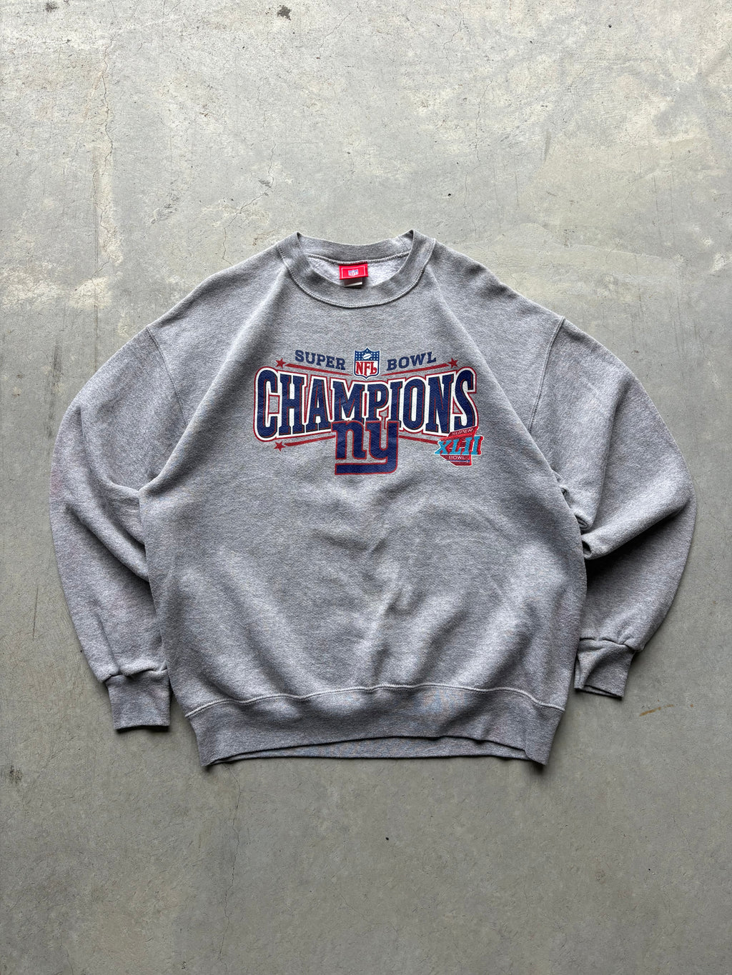 New York Giants Super Bowl XLII Champions Crewneck