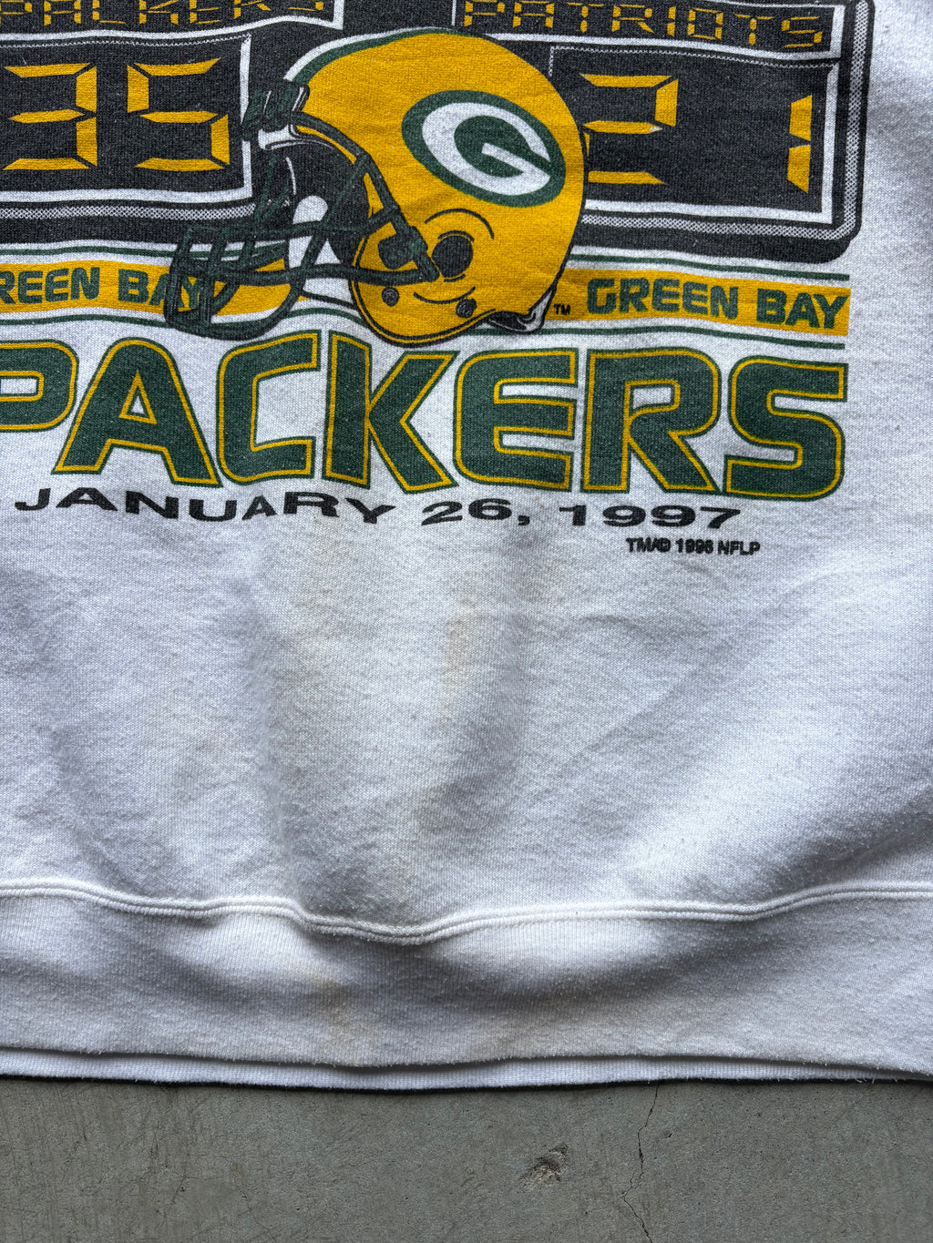 Green Bay Packers Super Bowl XXXI Champions Crewneck